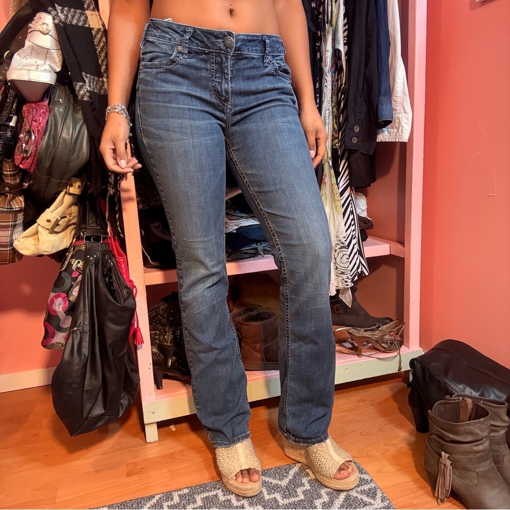 Women's silver Jeans